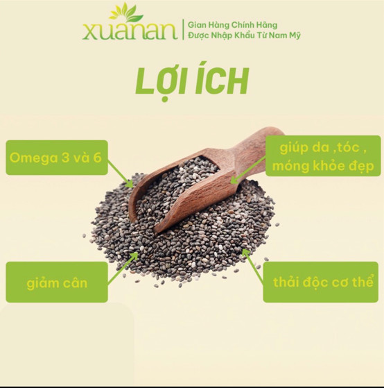 Hạt Chia Hữu Cơ Xuân An Hộp 300G