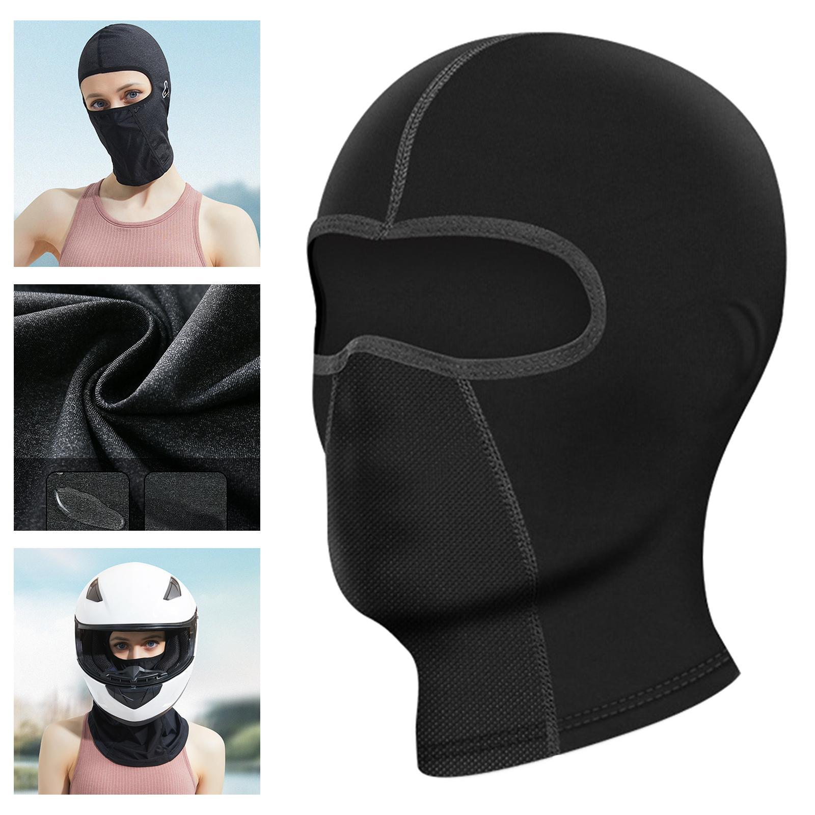 Breathable Balaclava Mask Full Face Cover Summer Hot Weather Headgear Headband Shield Head Mask Face Hood for Hunting, Outdoor, Motorcycle