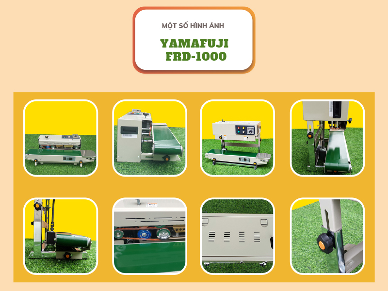 Máy hàn miệng túi liên tục Yamafuji FRD-1000 Hàng chính hãng