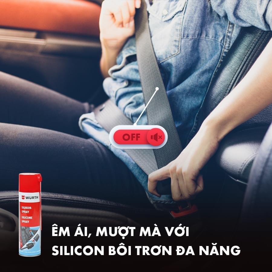 DẦU SILICON BẢO DƯỠNG ĐA NĂNG TÂN TRANG VẬT LIỆU NHỰA WURTH 500ML