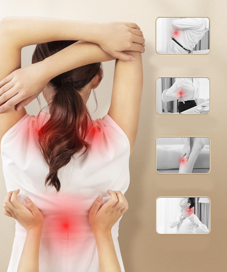 Gối massage ô tô cao cấp , thư giãn chống mỏi lưng dễ chịu phục hồi sức khỏe AM-509