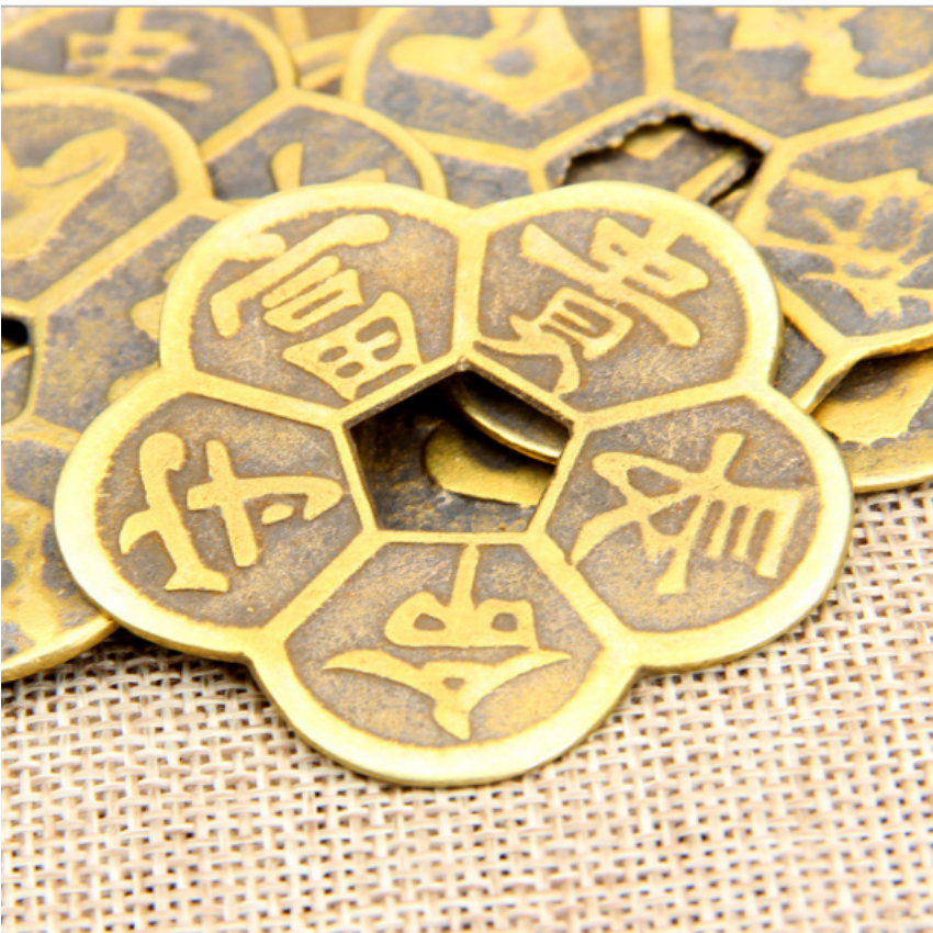 Đồng tiền hoa mai(Đồ đồng, phong thủy) - Phong Thủy Gia Đình - 206570
