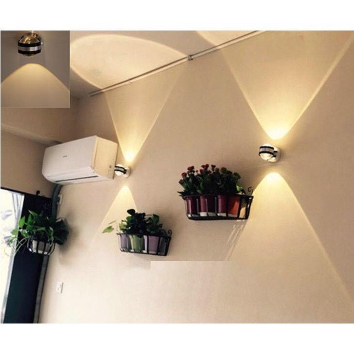 Đèn trang trí hắt tường 2 chiều