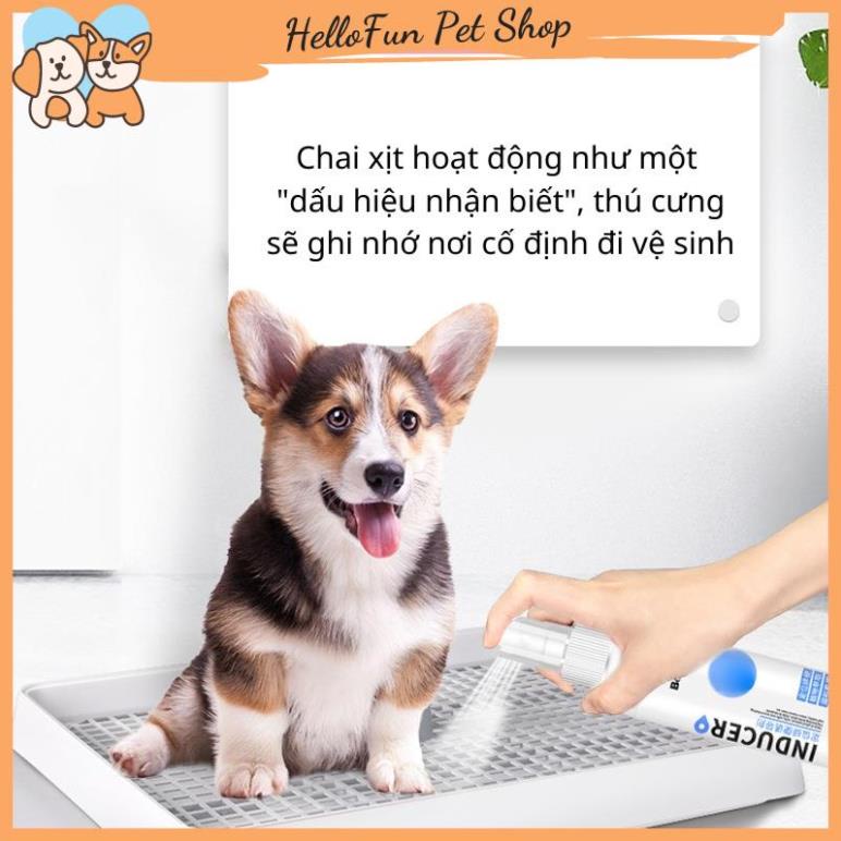Chai xịt định vị nơi đi vệ sinh cho chó mèo