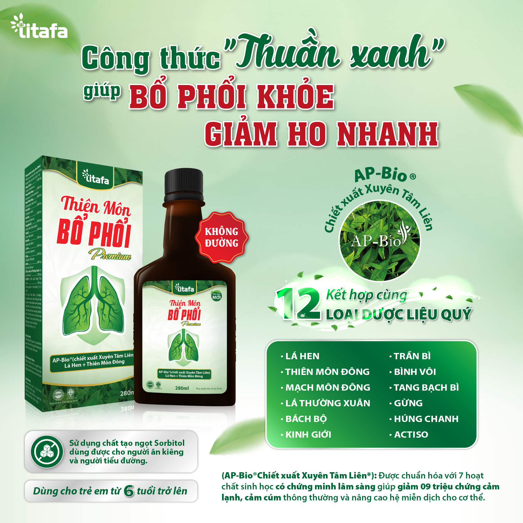 - Hỗ trợ bổ phổi, giảm ho, giảm đờm, khản tiếng do viêm họng, viêm phế quản.