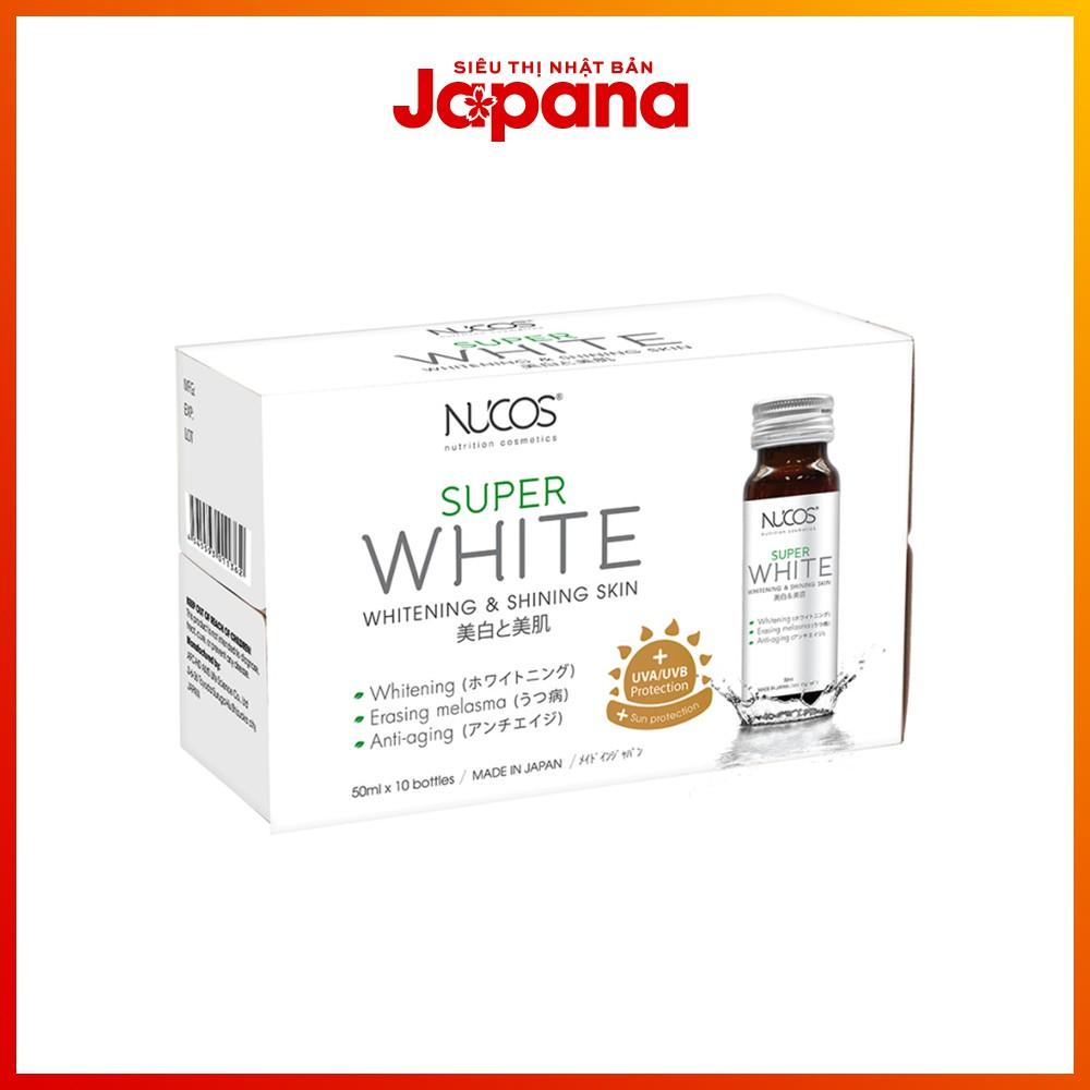 Collagen Nucos Super White, nước uống trắng da, giảm nám