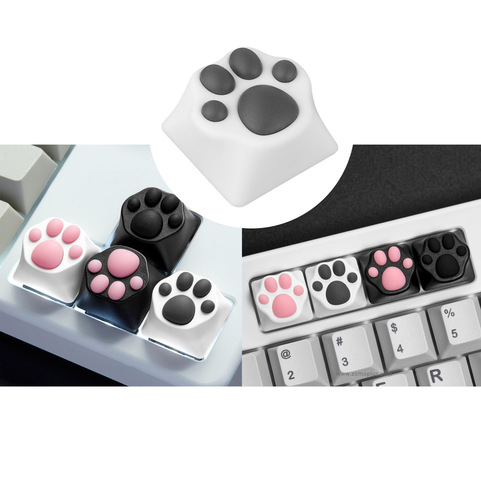 Custom Gaming Keycaps Machinery Keyboard keycaps Cat paw Shape ABS Base for ESC Key, Cat Claw for Cute Keyboard