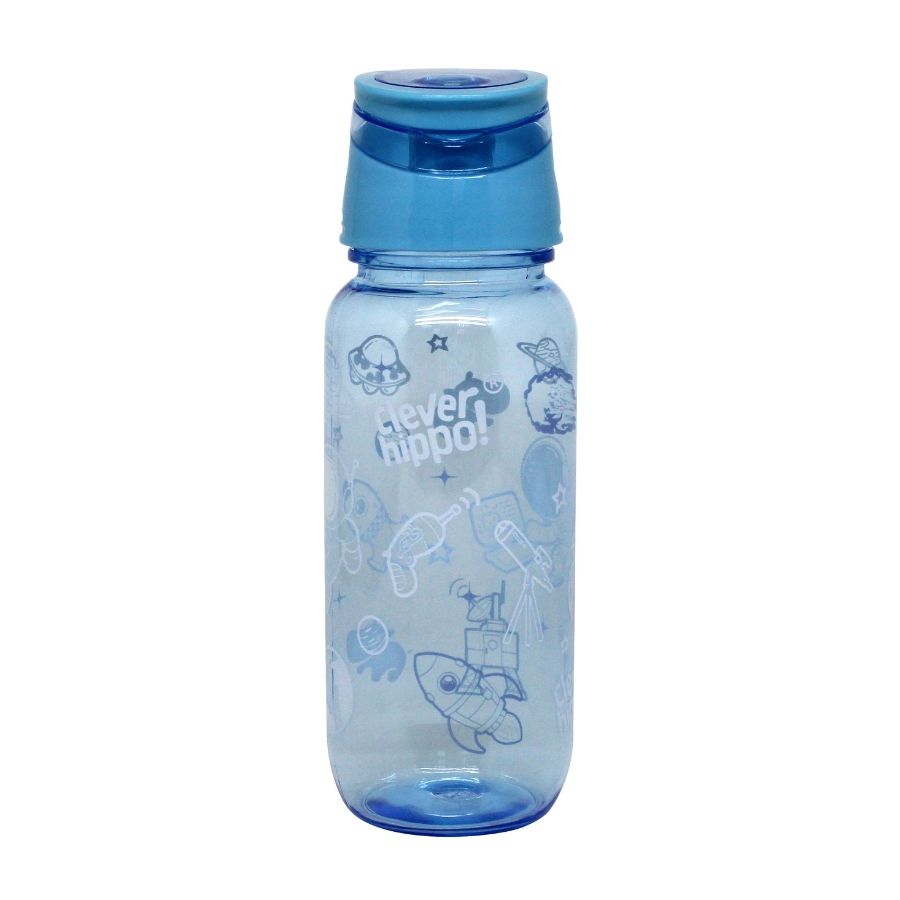 Bình Nước Nhựa Space Adventure CLEVER HIPPO WB01/BLUE