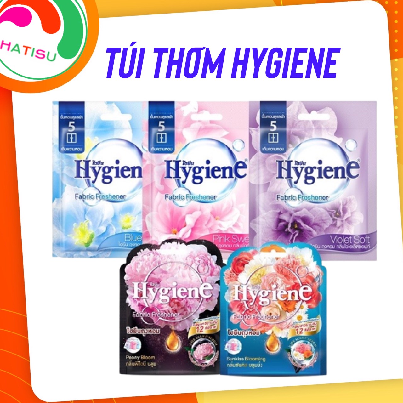 TÚI THƠM HYGIENE THÁI LAN HATISU