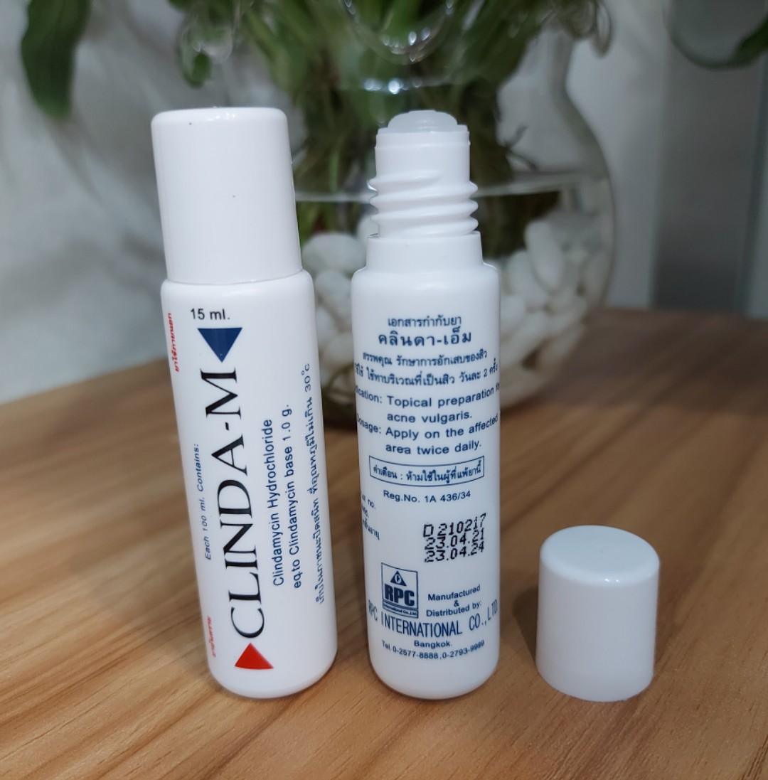 Gel mụn Clinda-M Thái Lan 15ml đẩy nhân mụn lên nhanh , giảm mụn