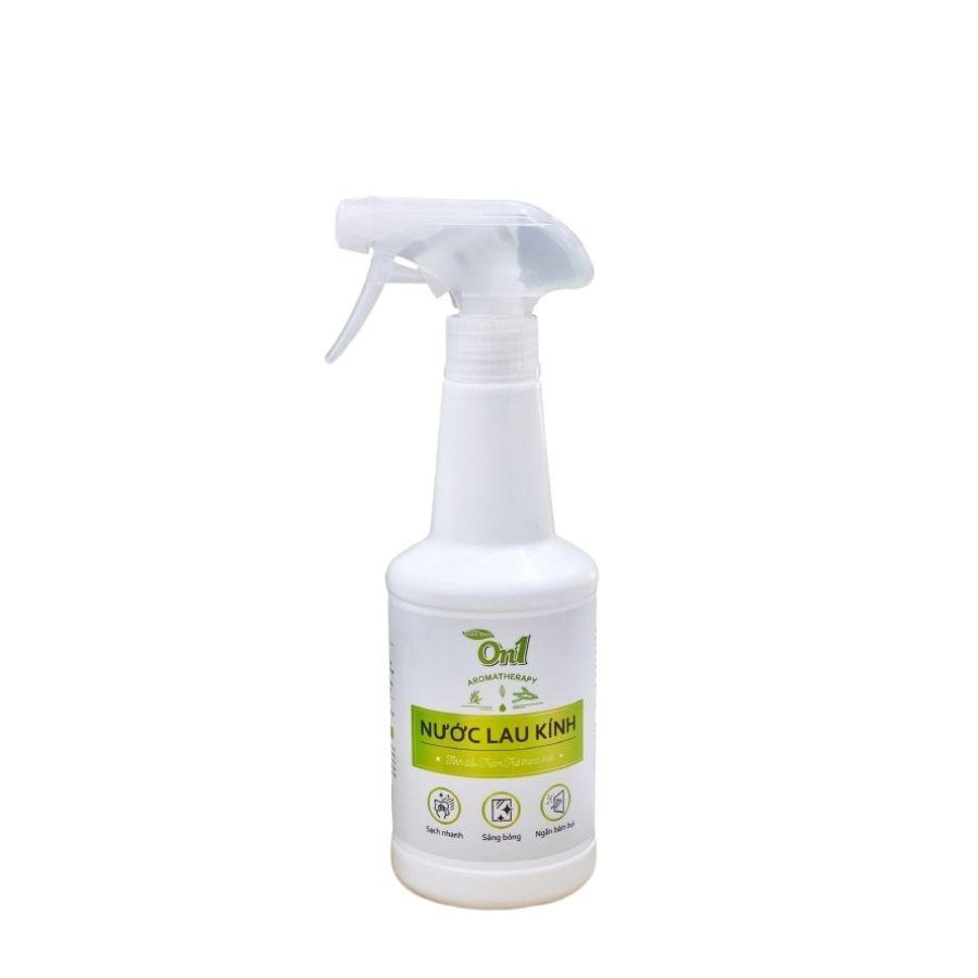 Nước lau kính On1 500 ml CH20, Vệ sinh sạch bụi bẩn, cặn bám lâu ngày vách kính, gương nhà tắm, cửa sổ đa năng