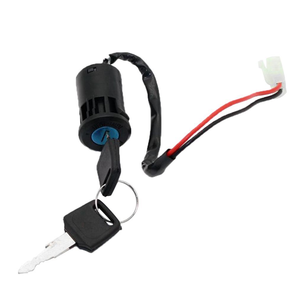 Black IGNITION SWITCH KEY for POCKET  ATV SCOOTER U KS51 X2