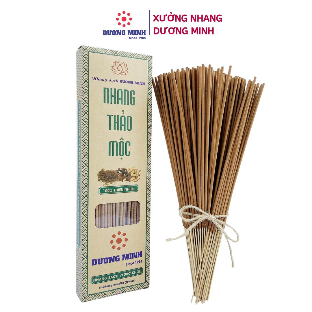 Nhang thảo mộc Dương Minh nhang bắc hương thảo dược tự nhiên không hóa chất - nhang thơm đậm mùi nhang xưa