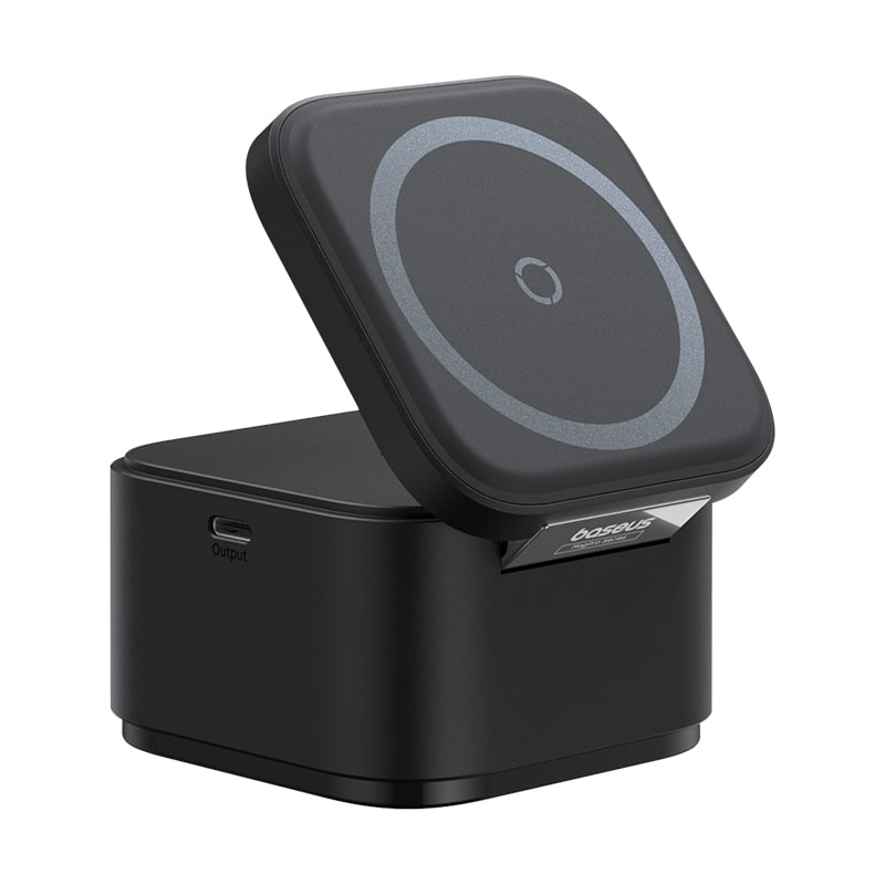 Bộ Sạc Nhanh Không Dây DB-OS Baseus MagPro 2-in-1 Magnetic Wireless Charger 25W (Hàng chính hãng)