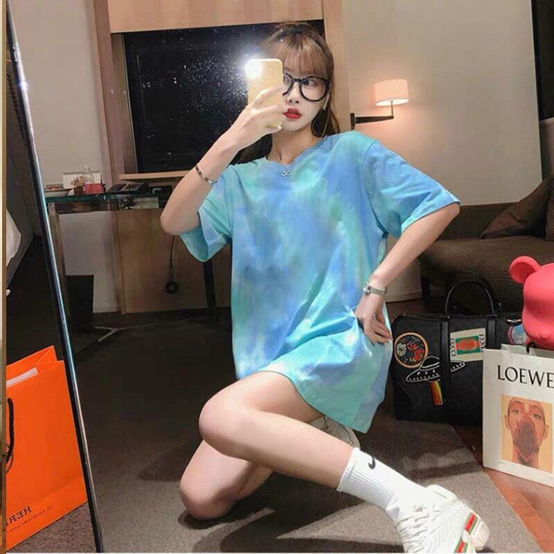 Áo thun loang Cotton form rộng Cực đẹp , tôn dáng phong cách hàn quốc mới độc lạ