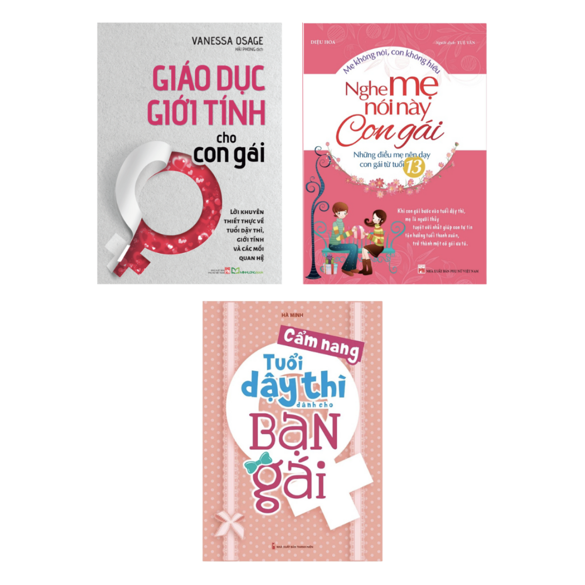 Combo Cẩm Nang Về Tuổi Dậy Thì Mẹ Và Con Gái Cùng Đọc (3 Cuốn)