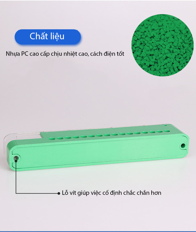 Cầu đấu chia dây điện 1 ra 16 100A FJ116