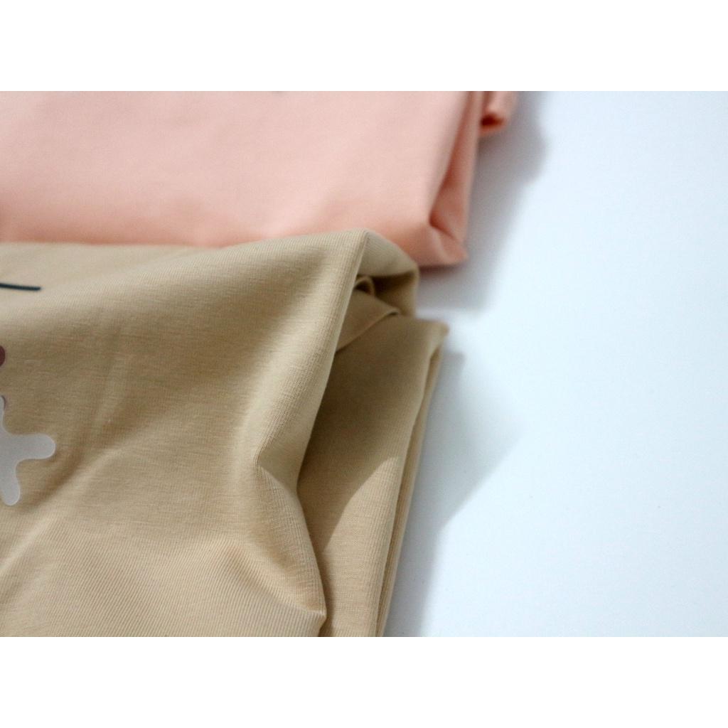 Áo Thun Form Rộng 100% Cotton Họa Tiết Đơn Giản - You Owe It