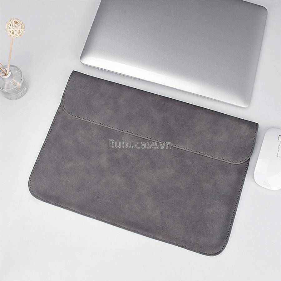 Túi Da Kháng Nước Cao Cấp Dành Cho Macbook / Laptop, Chống sốc, Thiết Kế Đơn Giản, Sang Trọng