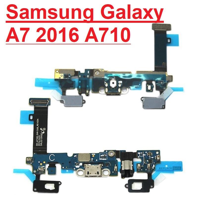Cụm Chân Sạc Cho Samsung Galaxy A7 2016 / A710 Charger Port USB Main Borad Mạch Sạc Linh Kiện Thay Thế