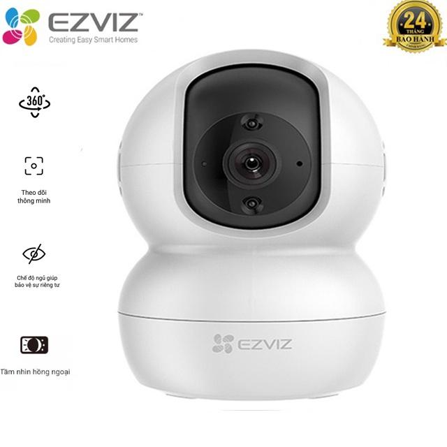 Camera Wifi Ezviz TY2 đàm thoại 02 chiều, quay 360 độ trong nhà, hình ảnh rõ nét Full HD, Ngày đêm nhìn rõ - Hàng Chính Hãng
