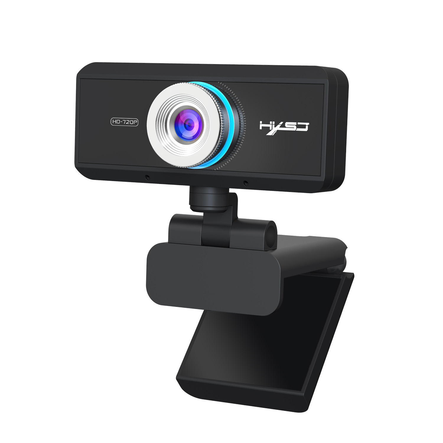 Webcam HXSJ S90 HD 720P  USB3.0 2.0 Có Thể Điều Chỉnh 360° Kèm Mic Cho Cuộc Gọi Video - Hàng Chính Hãng