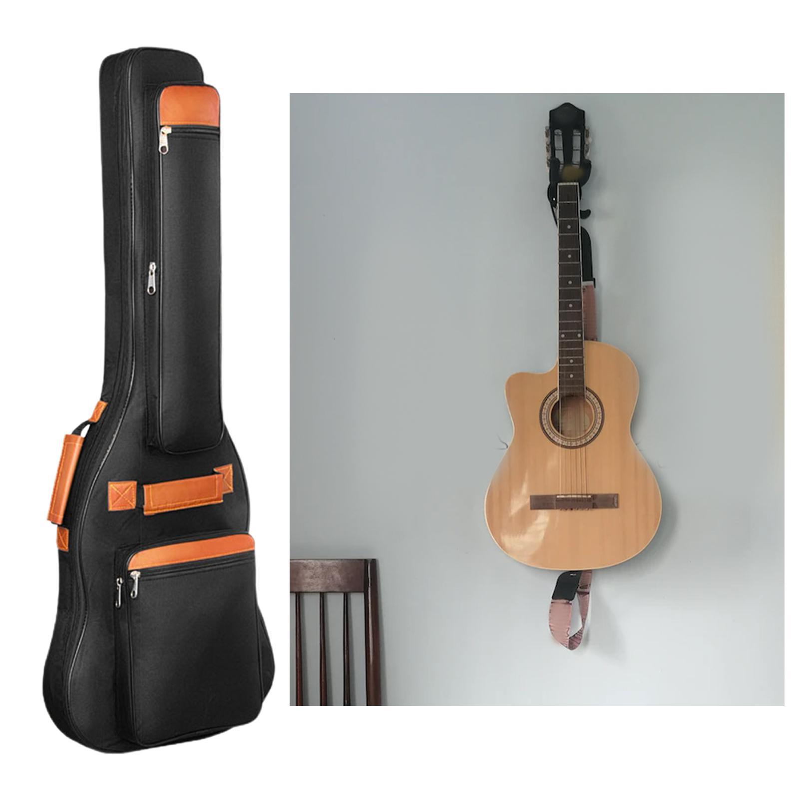 Electric Guitar Bag Backpack Acoustic Guitar Case Oxford Cloth Waterproof