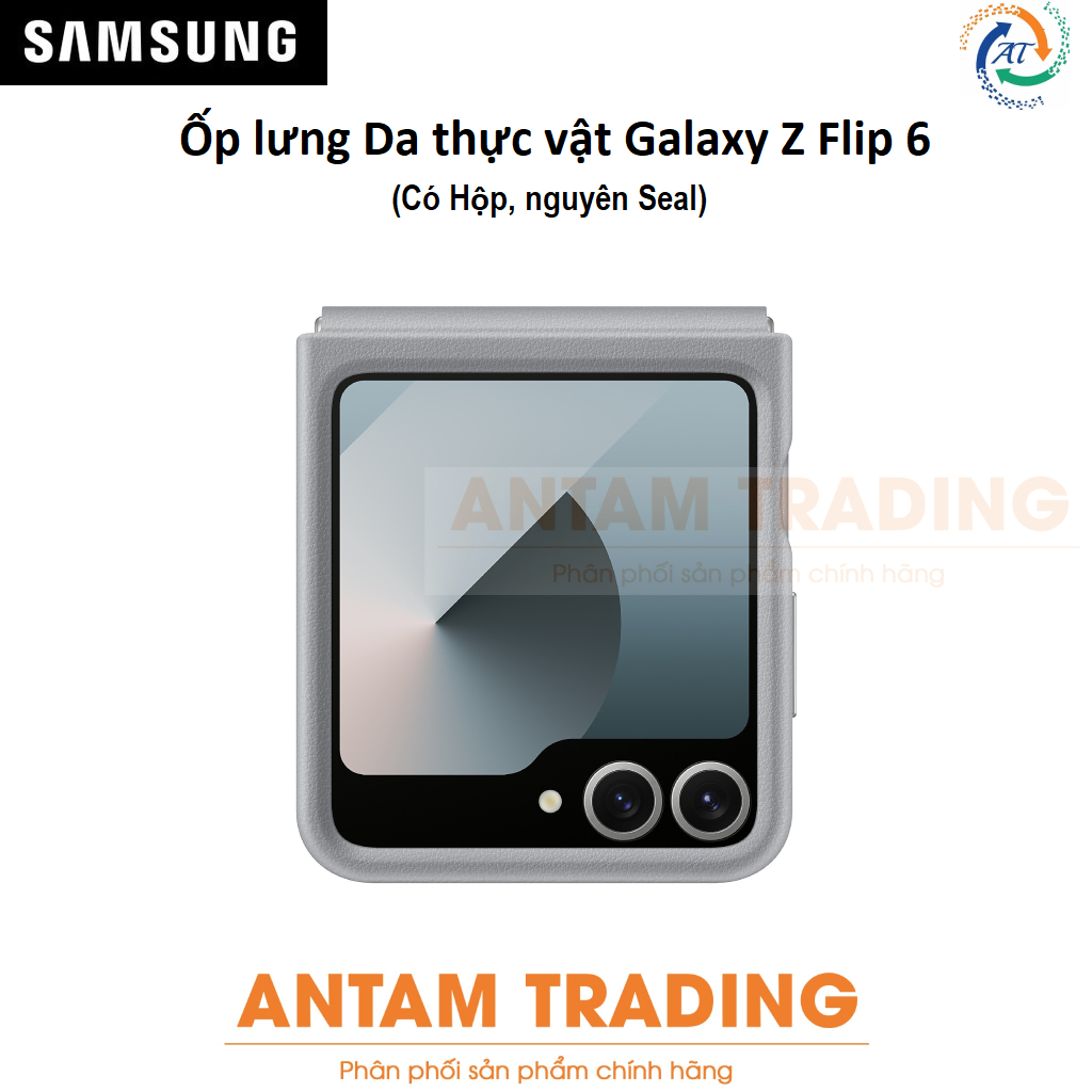 Ốp lưng Da thực vật Samsung Galaxy Z Flip 6 (EF-VF741) - Hàng Chính Hãng