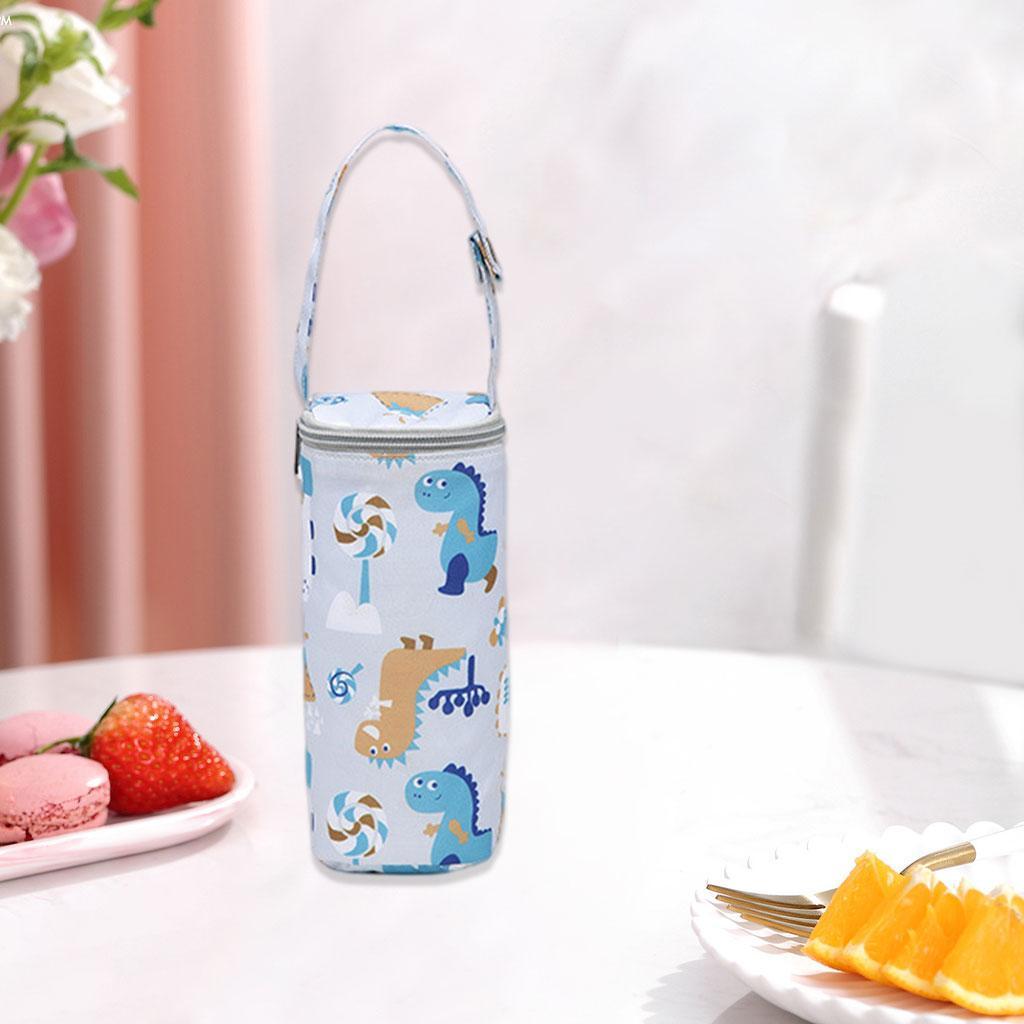 2 x Portable Insulated Baby Bottle Bag Reusable for Daycare Travel Carrier