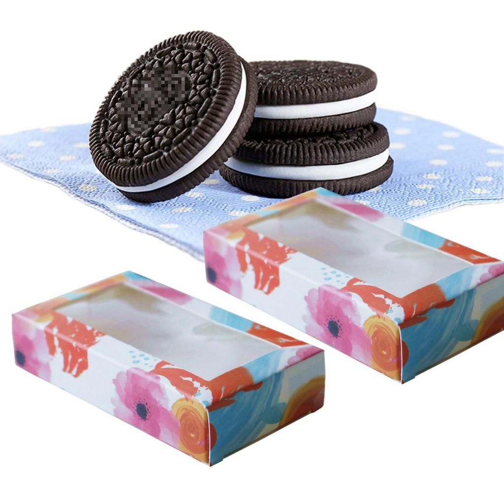 6X Kraft Paper Gift Box Gift Favor Storage Container Case for Candy Dessert