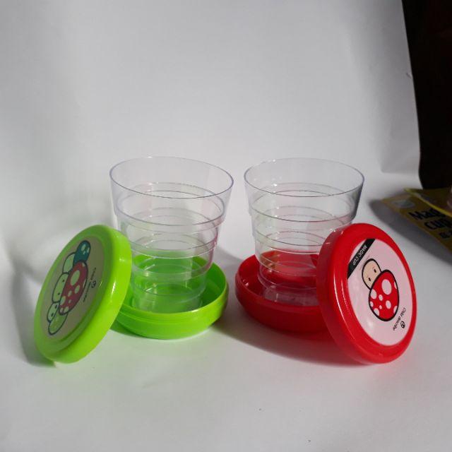Bộ 2 cốc gập gọn du lịch tiện lợi