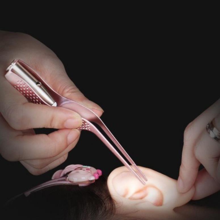 BỘ LẤY DÁY TAI CÓ ĐÈN SIÊU TIỆN DỤNG - BỘ LẤY RÁY TAI CAO CẤP Lấy Ráy Tai Nữ