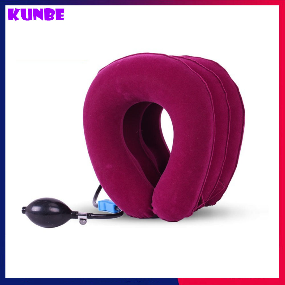 Đai Gối Hơi Đỡ Cổ Massage Hỗ Trợ Điều Trị Kéo Dãn Đốt Sống Cổ KUNBE