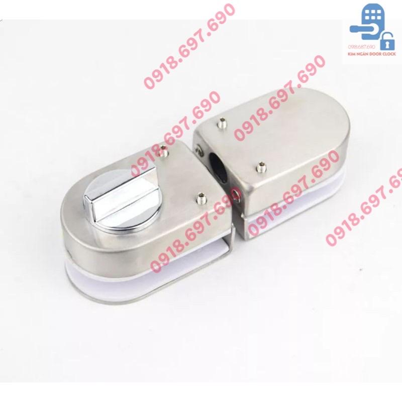 Chốt cửa kính cường lực không cần khoan kính 847