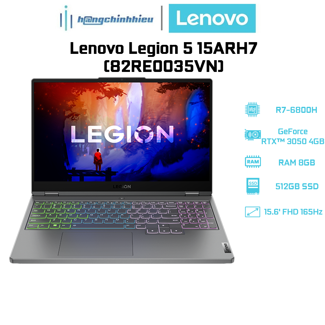 Laptop Lenovo Legion 5 15ARH7 82RE0035VN Hàng chính hãng
