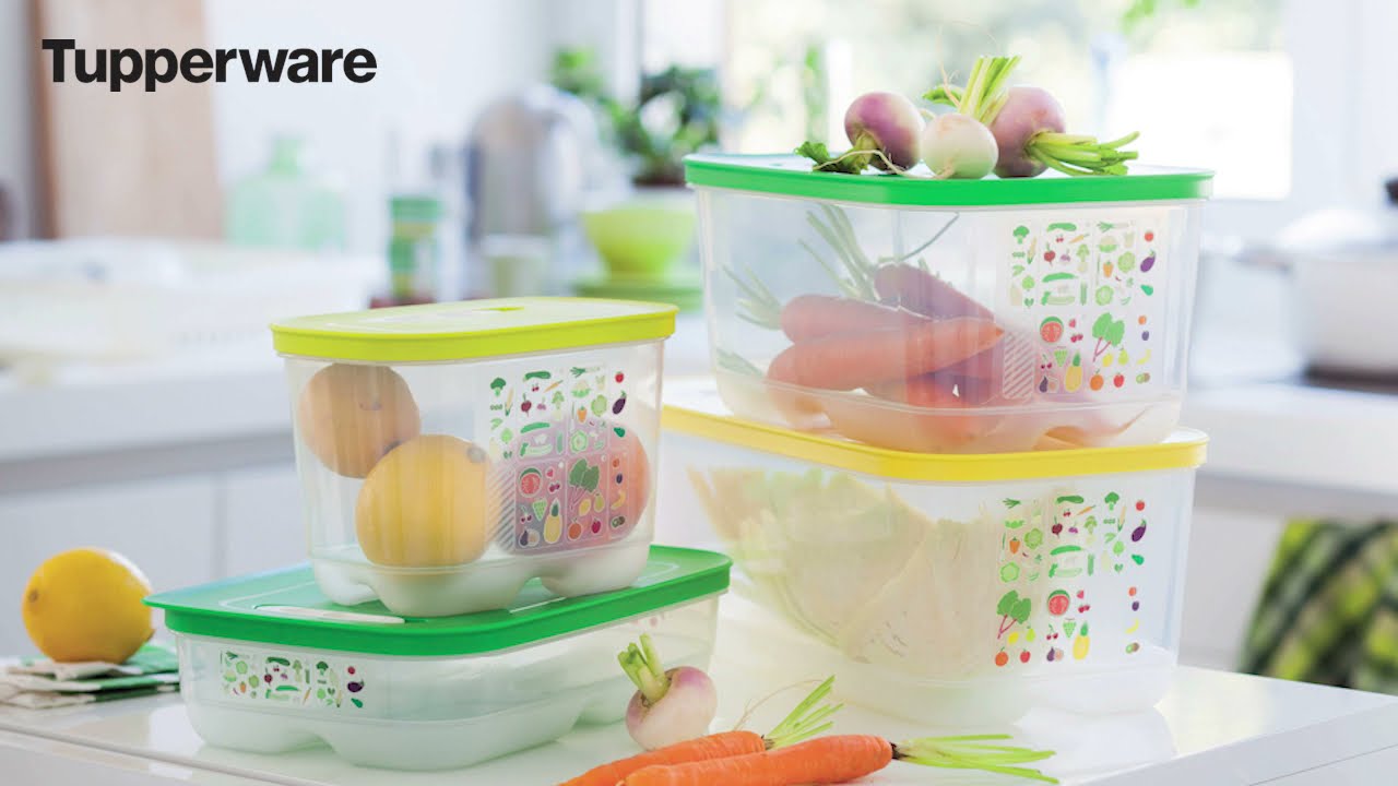 Bộ hộp trữ mát có nút hô hấp Tupperware Ventsmart (Set 4) Mới 2022. Hàng chính hãng