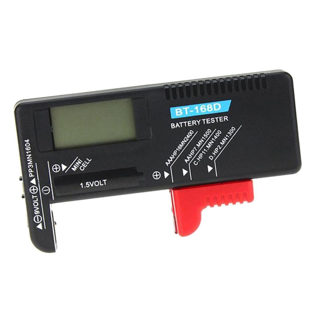 LCD Battery Tester Battery Checker Tester for AA AAA C .5V 9V Battery