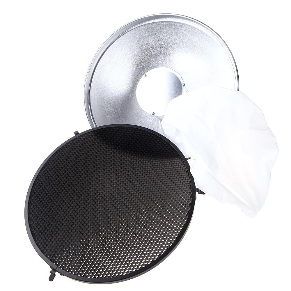 Tản sáng Godox Beauty Dish AD-S3 với Grid AD-S4  dành cho WITSTRO Speedlite Flash AD180 AD360 AD200
