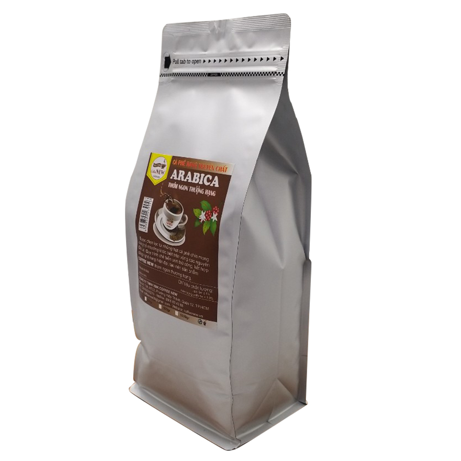 Cà Phê ARABICA - Rang Mộc Nguyên Chất (Gói 1000gr) - Dạng Hạt Pha Máy Hoặc Pha Phin - Coffee New