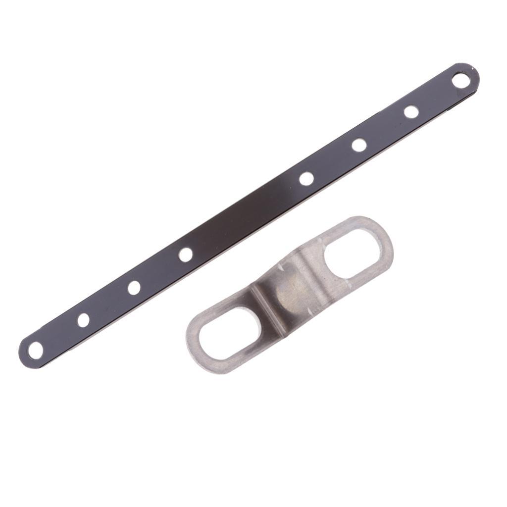 2Pcs Motorbike Exhaust Muffler Motorcycle Universal Hanger Mounting Bracket