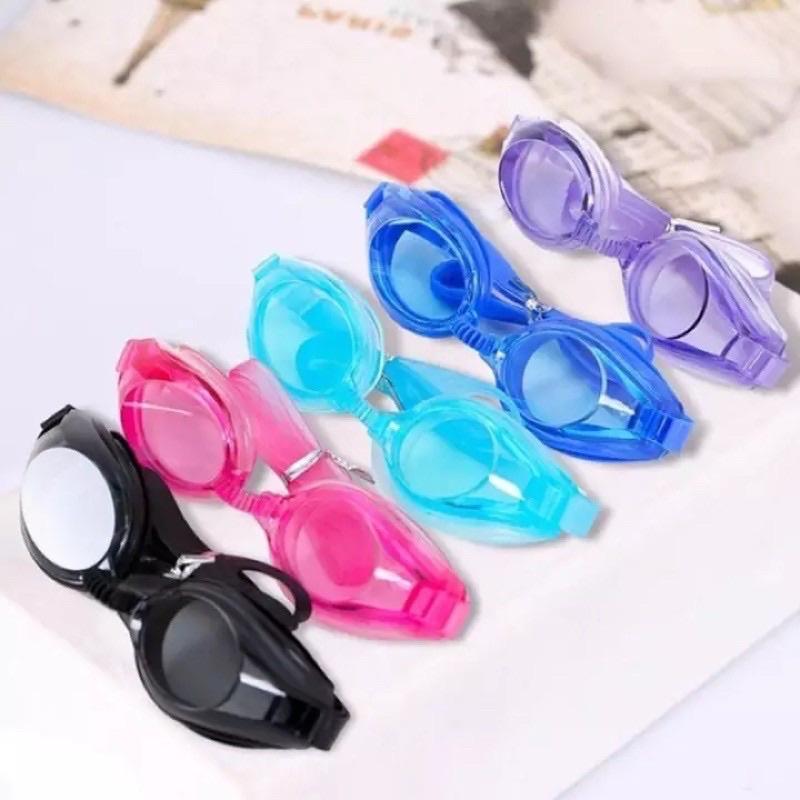 Kính bơi cho bé chất liệu silicon cao cấp chống nước chống nắng màu sắc đáng yêu họa tiết ngộ nghĩnh
