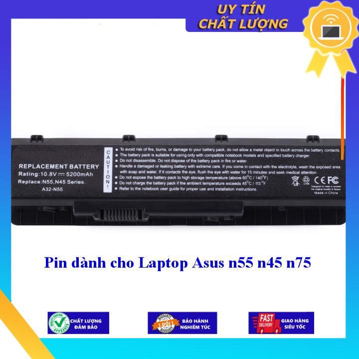 Pin dùng cho Laptop Asus n55 n45 n75 - Hàng Nhập Khẩu  MIBAT123
