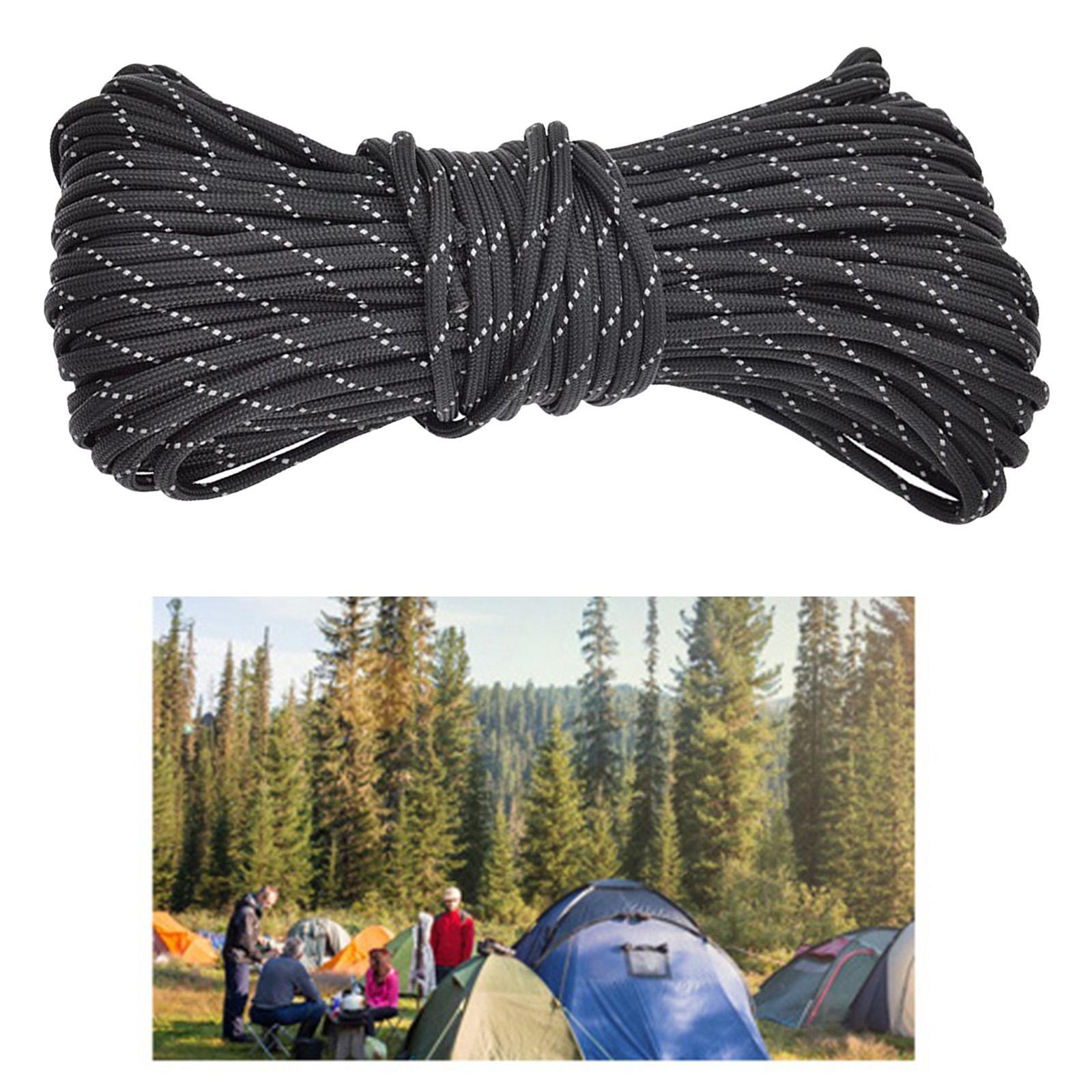 31m Survival Paracord Parachute Fire Cord Survival Ropes , 9 Stand Cores Outdoor Rope