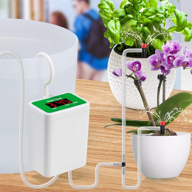 Bộ tưới cây nhỏ giọt tự động chạy pin