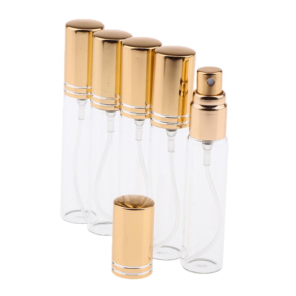 15 Pieces 10ml Empty Refillable Glass Perfume Spray Bottles Travel Vials