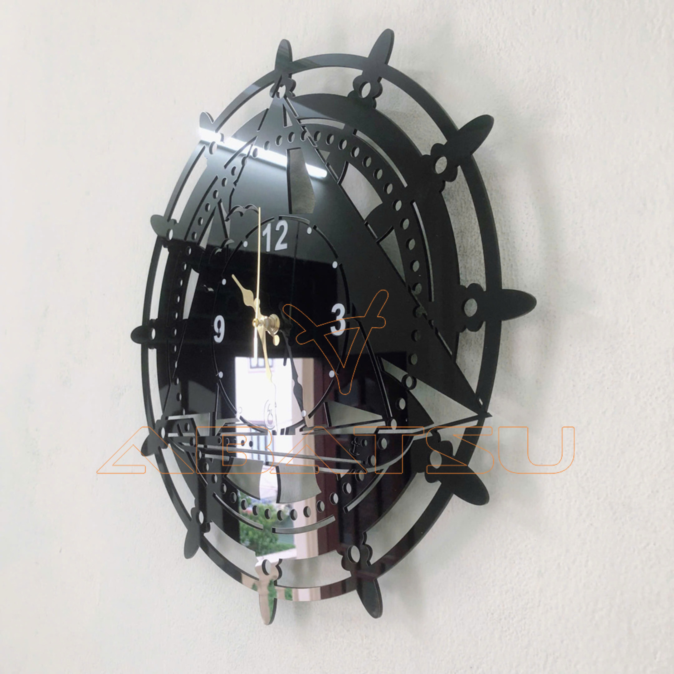 ( Bảo hành 3 năm) Đồng Hồ Treo Tường Thuận Buồm Xuôi Gió – Mang May Mắn Vào Nhà
