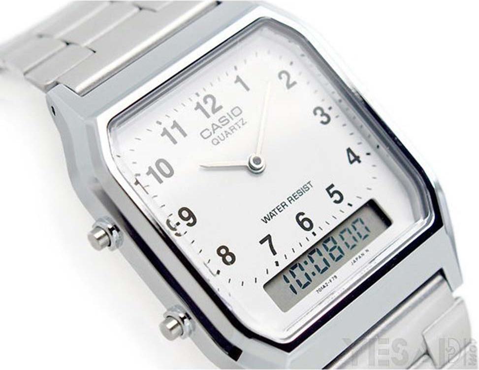 Đồng hồ Unisex Casio Vintage AQ-230A-7BMQ dây kim loại