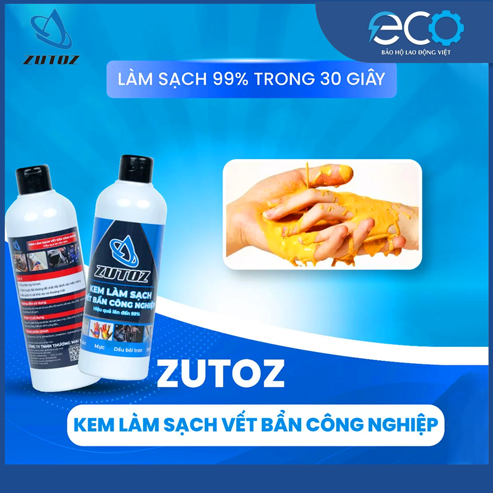 Dung dịch rửa tay sơn, dầu, màu ZUTOZ chuyển tẩy rửa các vết bẩn sơn màu, mực in, keo dán, dầu nhớt, hắc ín