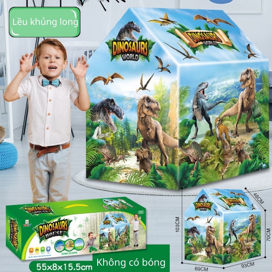 Đồ chơi trong nhà Lều kẹo trẻ em, cảnh sát, cứu hỏa, công chúa, siêu thị, khủng long EASYTOY