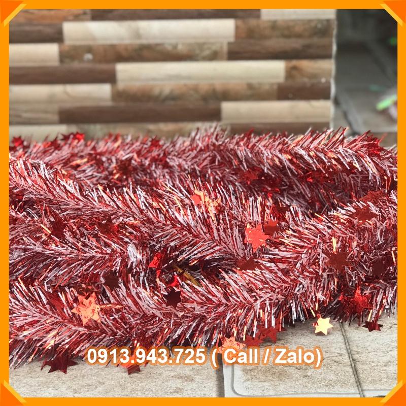 Dây kim tuyến trang trí noel,tết dài 1.3m - Dây trang trí cây quất cây đào Tết